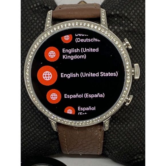 Fossil Gen 4 Authentic Digital Dial Smart Watch Custom Band FTW6013 LT402 - Picture 2 of 12